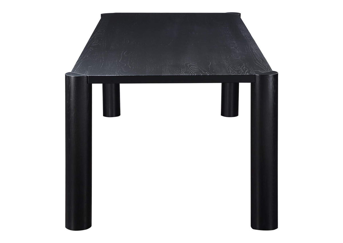 BC-1112-02-0 Post Large Dining Table Black