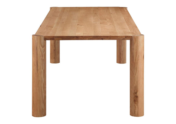 BC-1112-18-0 Post Large Table Large Natural Oak