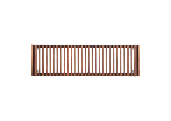 BC-1114-03 Rohe Bench Walnut Brown