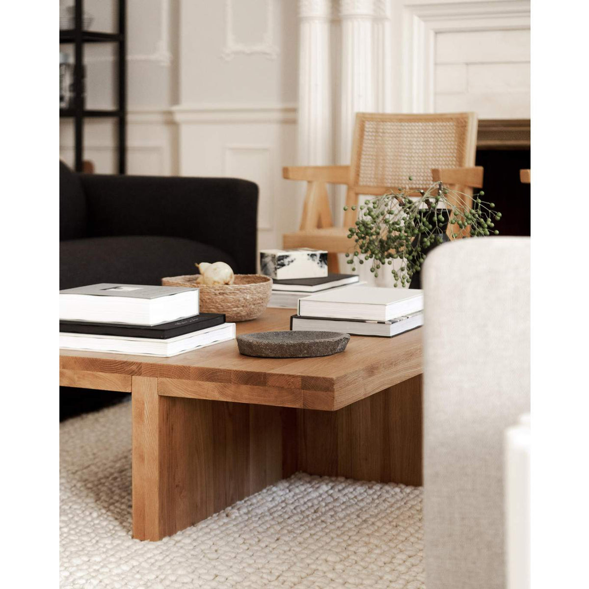 BC-1116-24 Folke Rectangular Coffee Table Natural