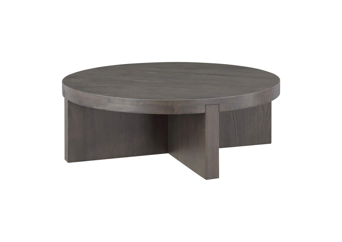 BC-1117-21 Folke Round Coffee Table Dark Brown