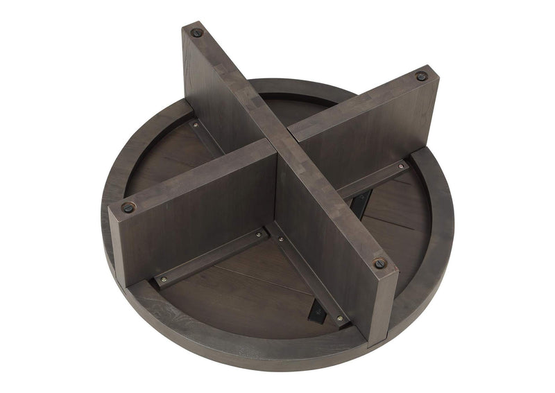 BC-1117-21 Folke Round Coffee Table Dark Brown
