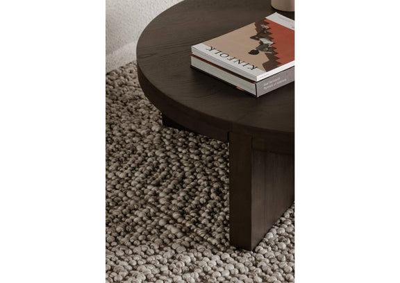 BC-1117-21 Folke Round Coffee Table Dark Brown