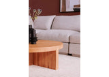 BC-1117-24 Folke Round Coffee Table Natural Oak