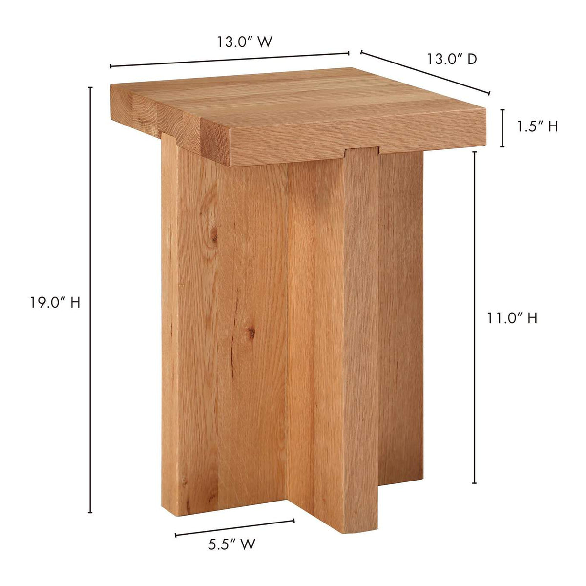 BC-1118-24 Folke Side Table Natural
