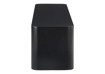 BC-1120-02-0 Post Small Dining Bench Black