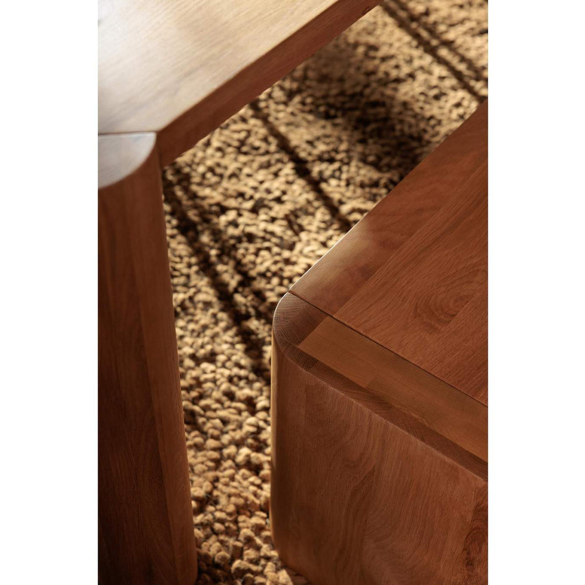 BC-1120-24-0 Post Small Dining Bench Natural