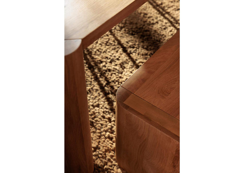 BC-1120-24-0 Post Small Dining Bench Natural