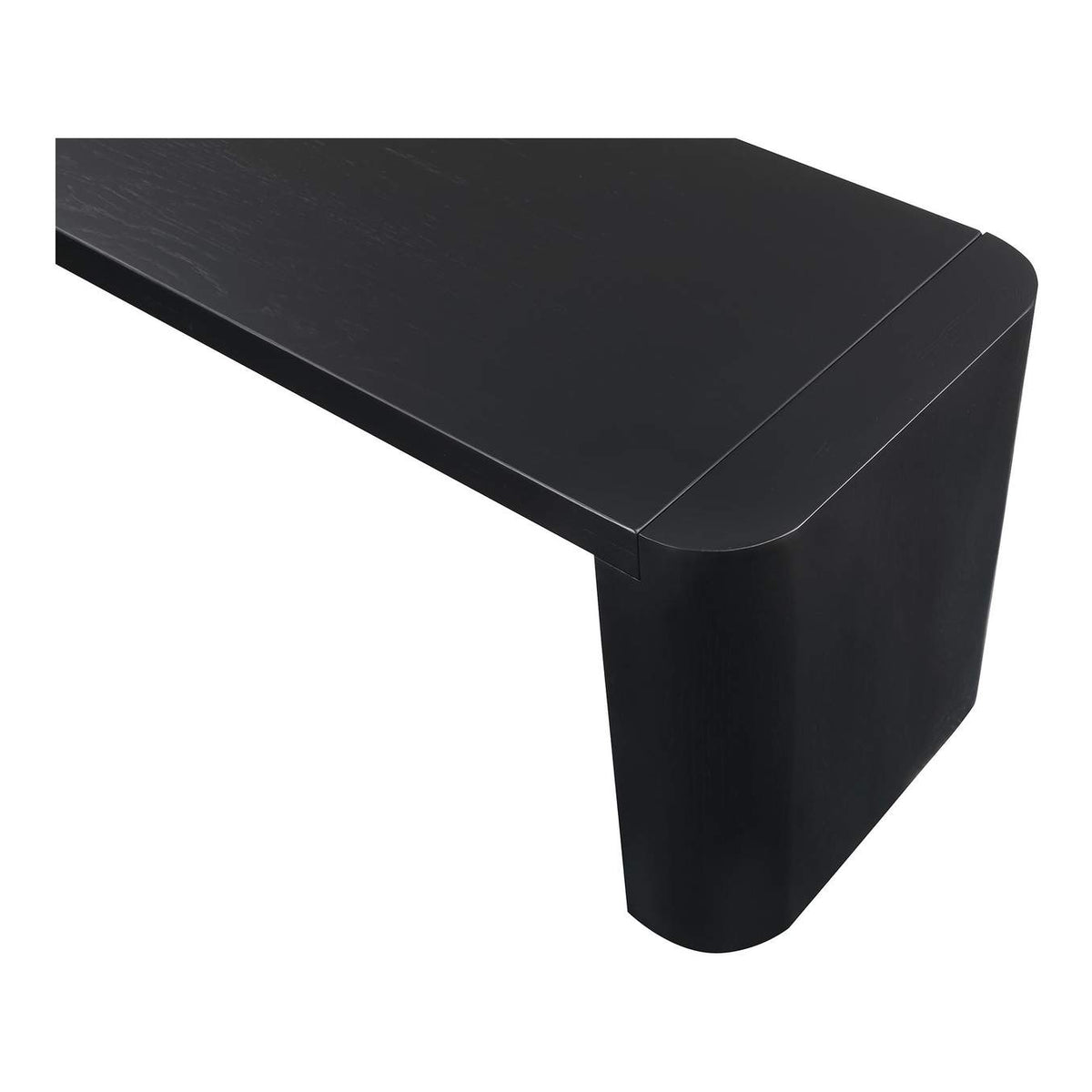 BC-1121-02-0 Post Large Dining Bench Black
