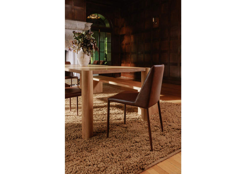 BC-1121-24-0 Post Large Dining Bench Natural