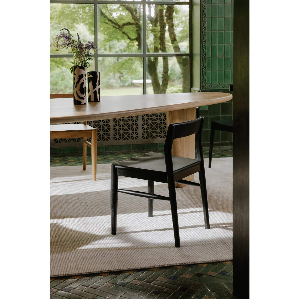 BC-1123-02 Owing Dining Chair Black - Set Of Two