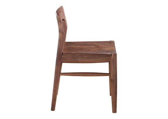 BC-1123-03 Owing Dining Chair Walnut Brown - Set Of Two