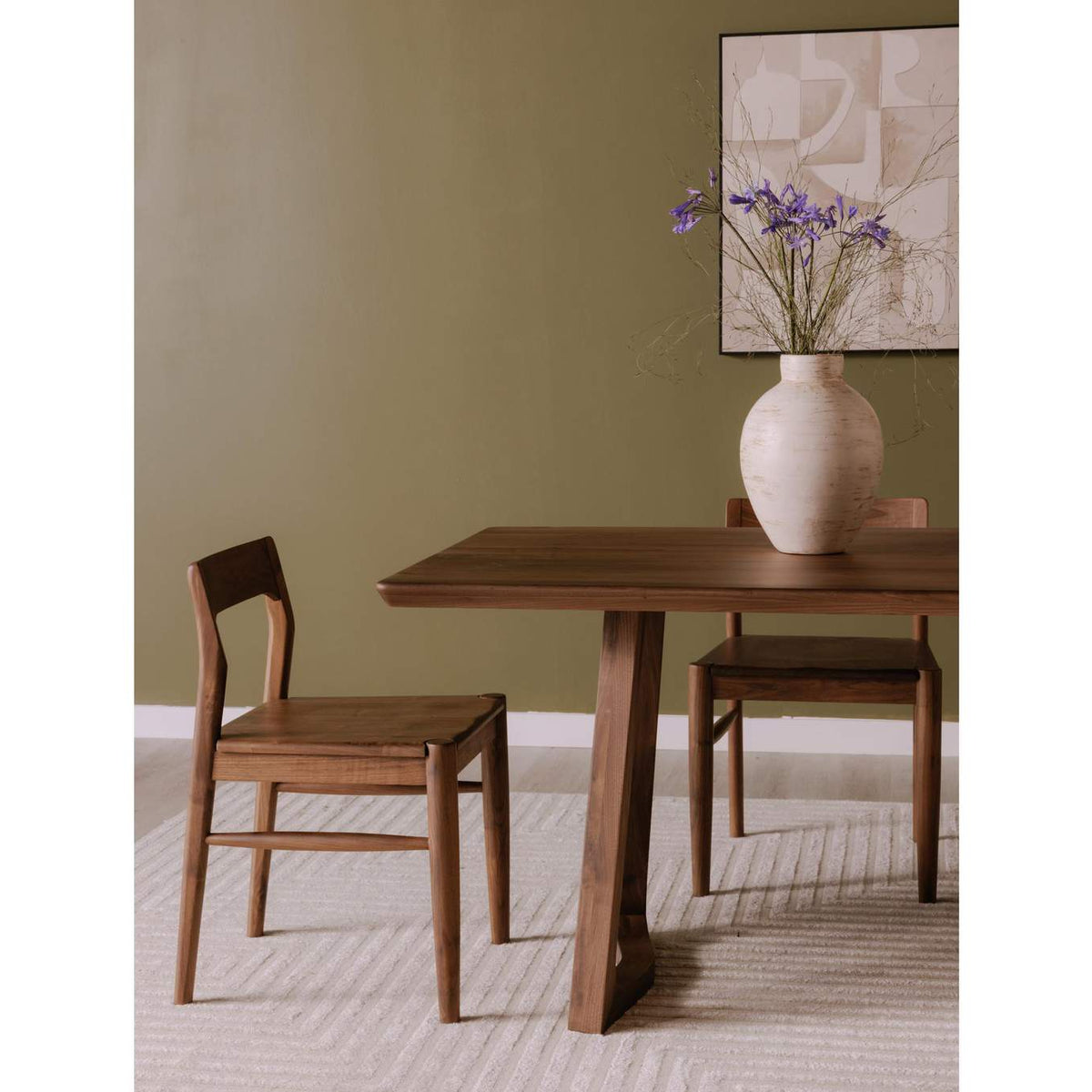 BC-1123-03 Owing Dining Chair Walnut Brown - Set Of Two