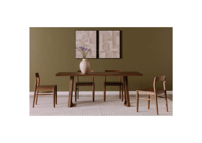 BC-1123-03 Owing Dining Chair Walnut Brown - Set Of Two