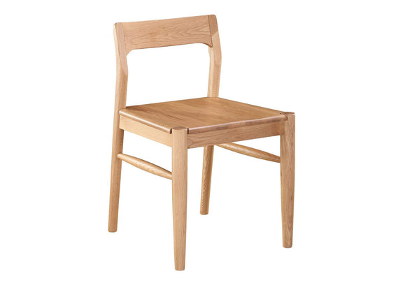 BC-1123-24 Owing Dining Chair Natural Oak - Set Of Two