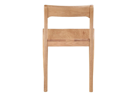BC-1123-24 Owing Dining Chair Natural Oak - Set Of Two