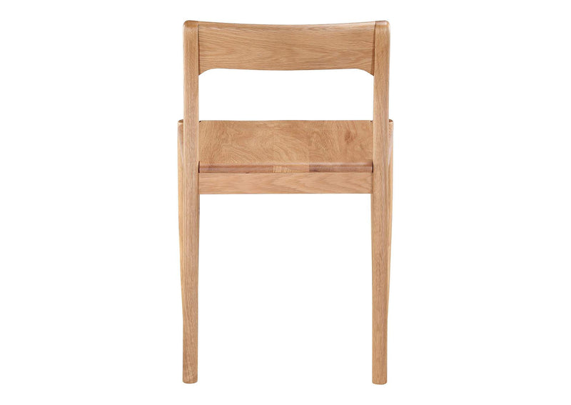 BC-1123-24 Owing Dining Chair Natural Oak - Set Of Two