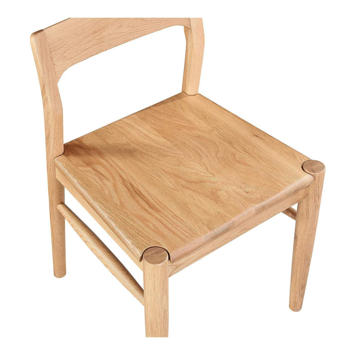 BC-1123-24 Owing Dining Chair Natural Oak - Set Of Two