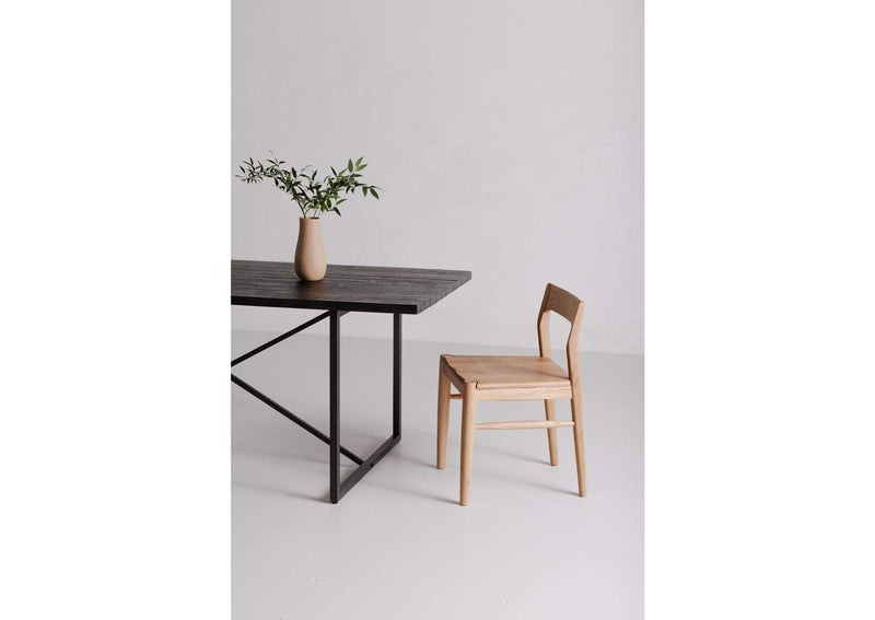 BC-1123-24 Owing Dining Chair Natural Oak - Set Of Two