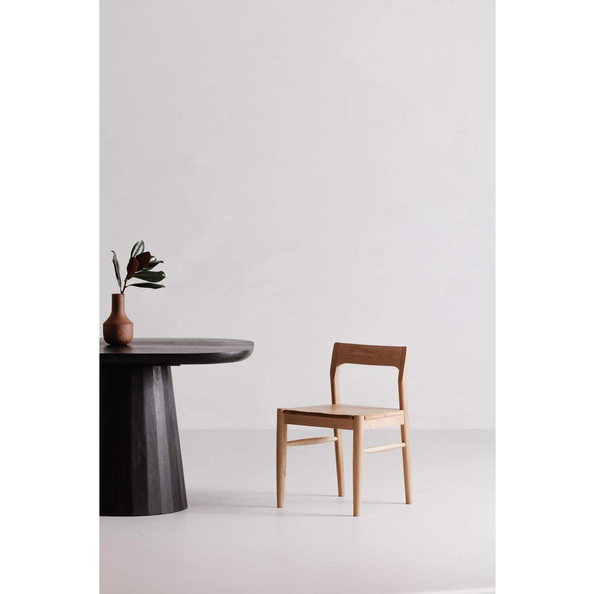 BC-1123-24 Owing Dining Chair Natural Oak - Set Of Two