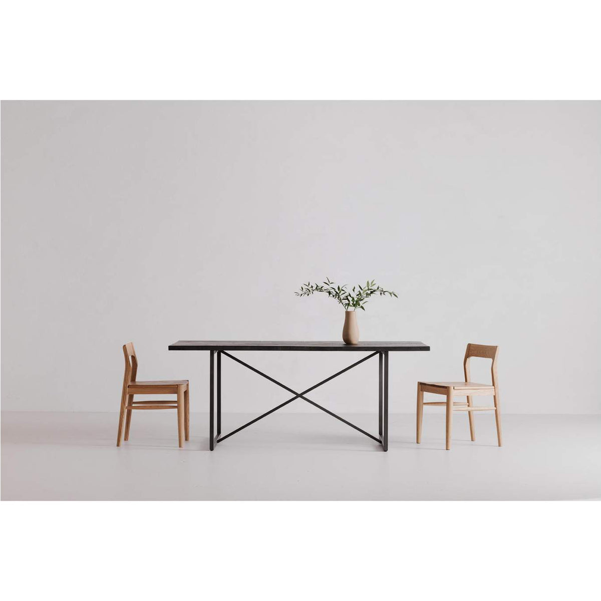 BC-1123-24 Owing Dining Chair Natural Oak - Set Of Two
