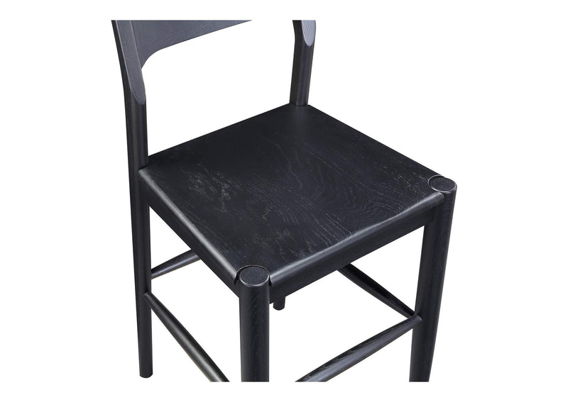 BC-1124-02 Owing Counter Stool Black