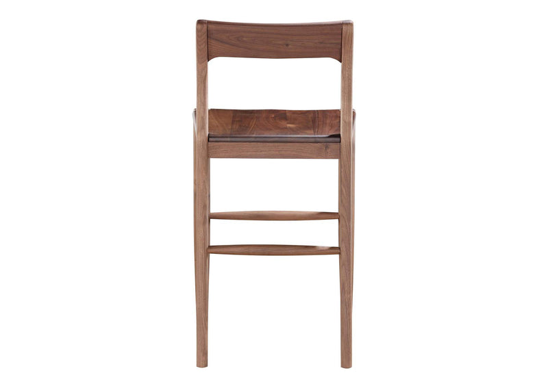 BC-1124-03 Owing Counter Stool Walnut Brown