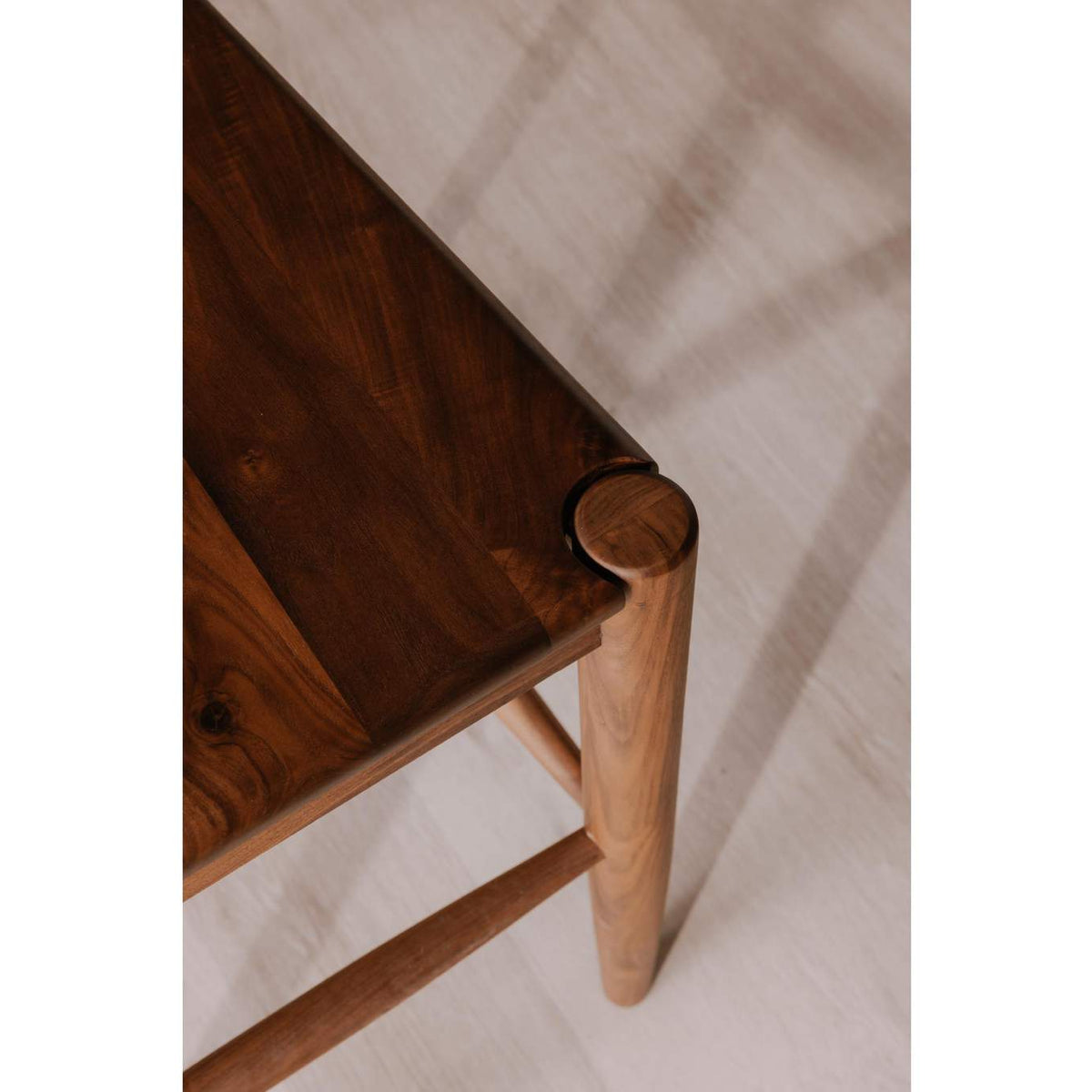 BC-1124-03 Owing Counter Stool Walnut Brown