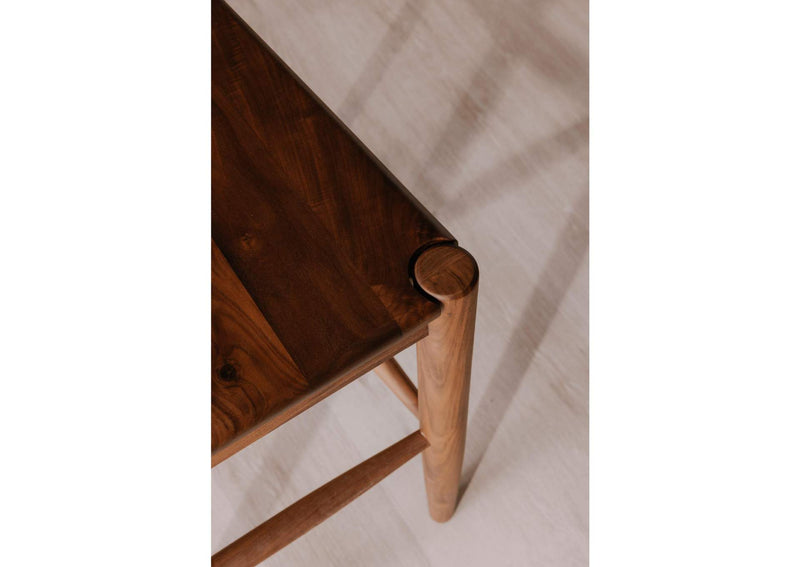 BC-1124-03 Owing Counter Stool Walnut Brown