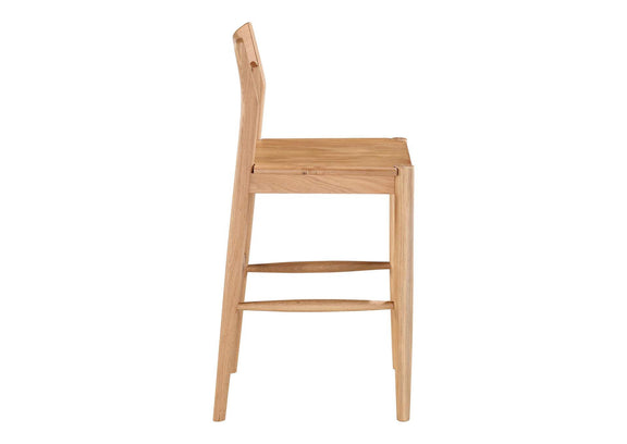 BC-1124-24 Owing Counter Stool Natural Oak