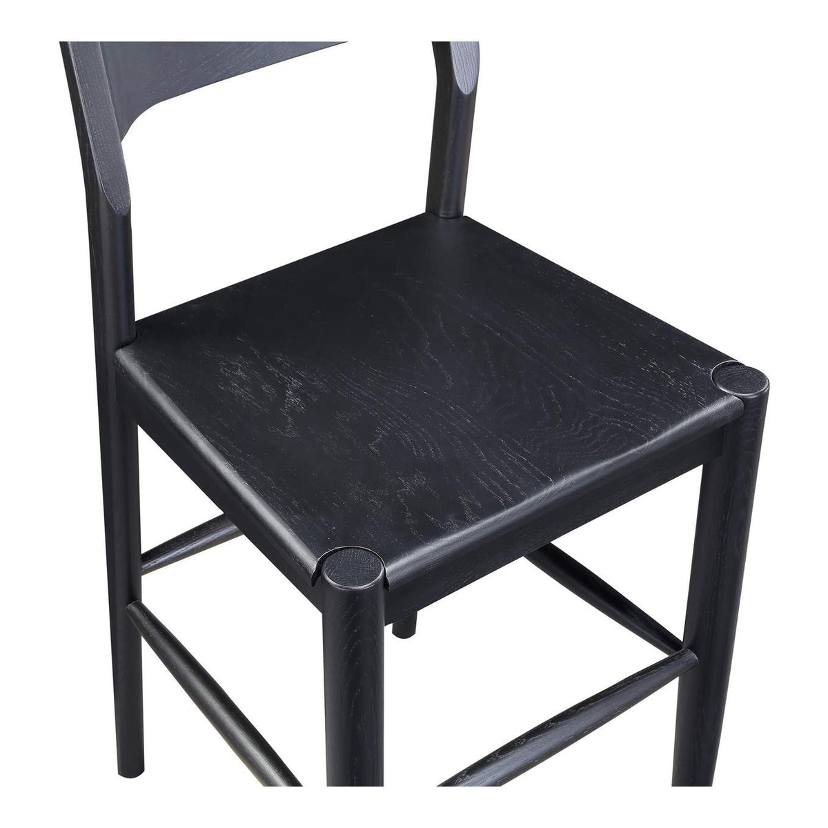 BC-1125-02 Owing Barstool Black