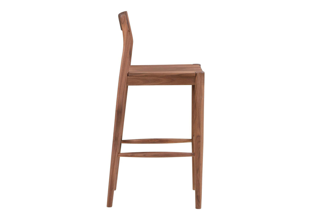 BC-1125-03 Owing Barstool Walnut Brown