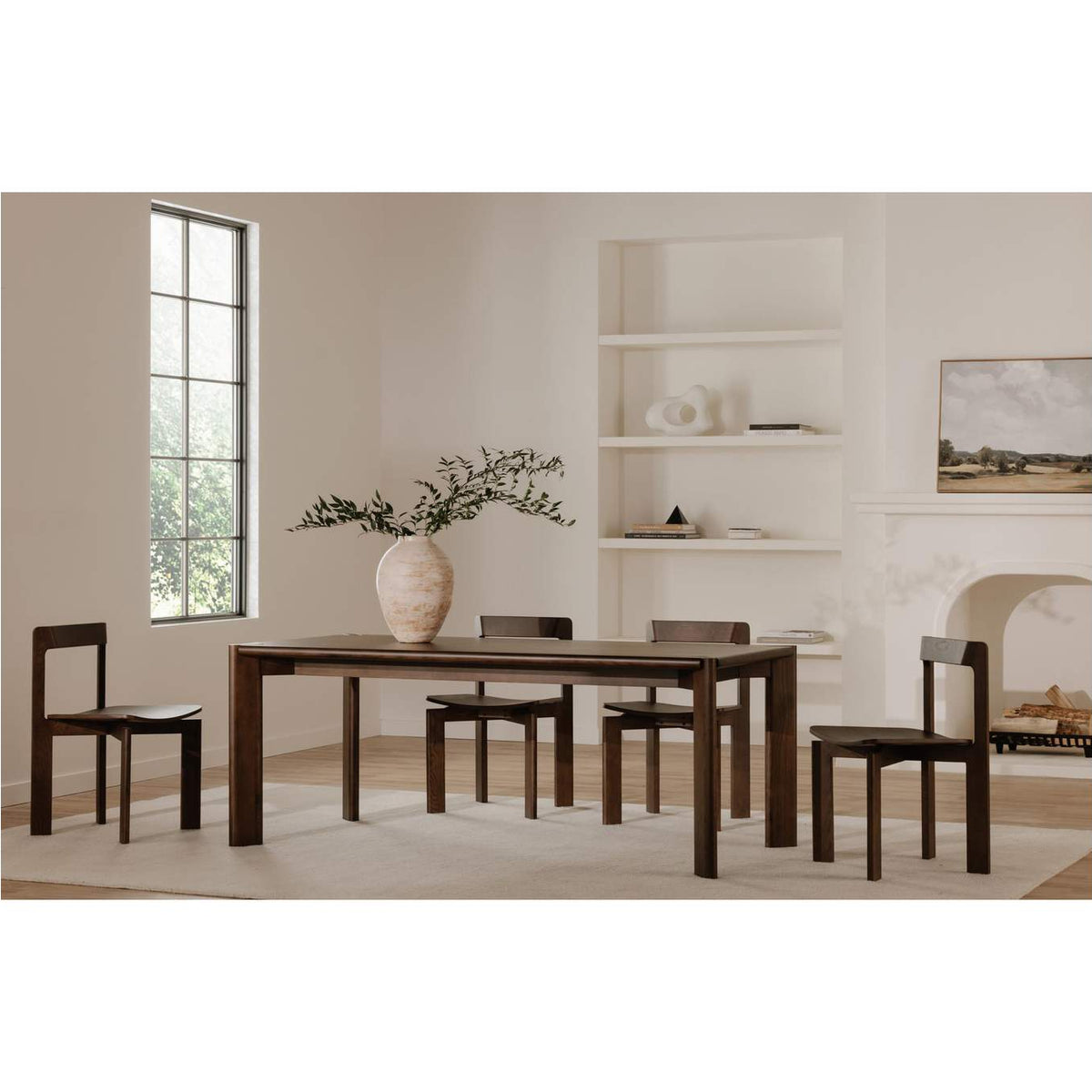 BC-1128-20 Daifuku Dining Chair Brown – Set Of Two