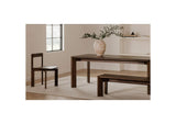 BC-1132-20 Daifuku Large Dining Table Walnut Stained Ash