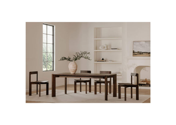 BC-1132-20 Daifuku Large Dining Table Walnut Stained Ash