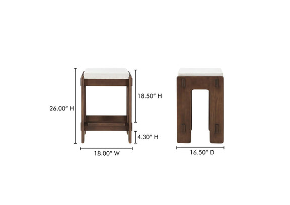 BC-1135-20 Ashby Counter Stool Brown