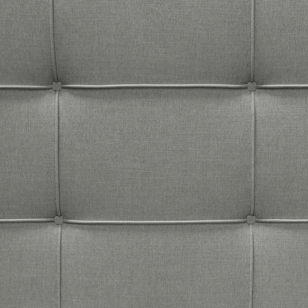 Beverly Queen Bed with Integrated Footboard Storage Unit & Accent Wings in Grey Fabric