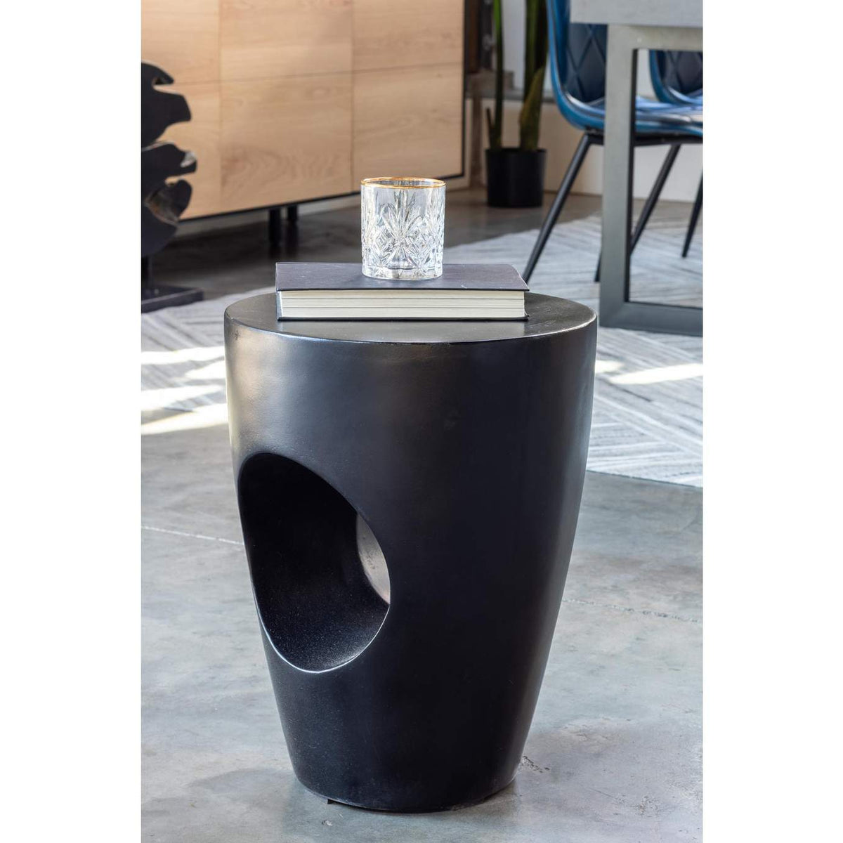 BQ-1003-02 Aylard Outdoor Stool Black
