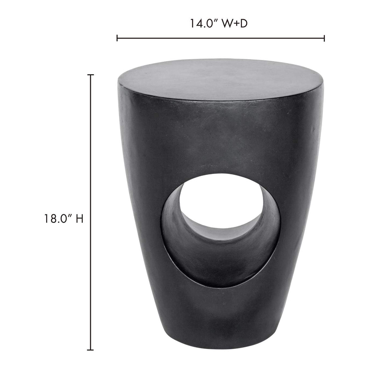 BQ-1003-02 Aylard Outdoor Stool Black