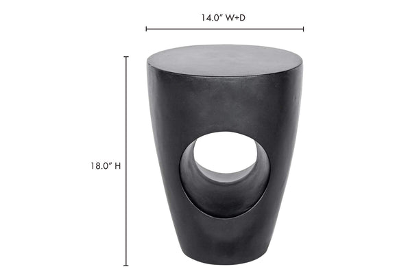 BQ-1003-02 Aylard Outdoor Stool Black