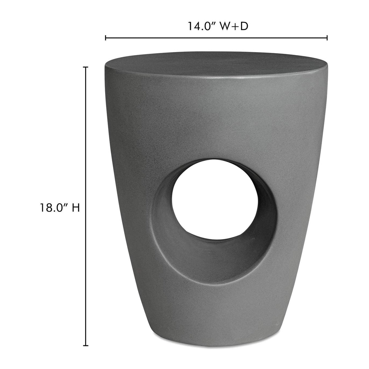 BQ-1003-25 Aylard Outdoor Stool Grey
