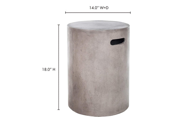 BQ-1004-25 Cato Outdoor Stool Grey