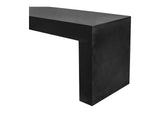 BQ-1005-02 Lazarus Outdoor Bench Black