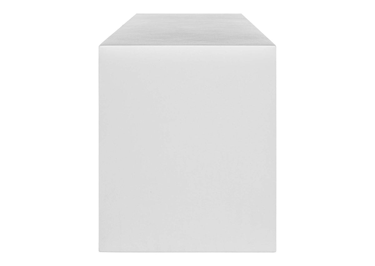BQ-1005-18 Lazarus Outdoor Bench White