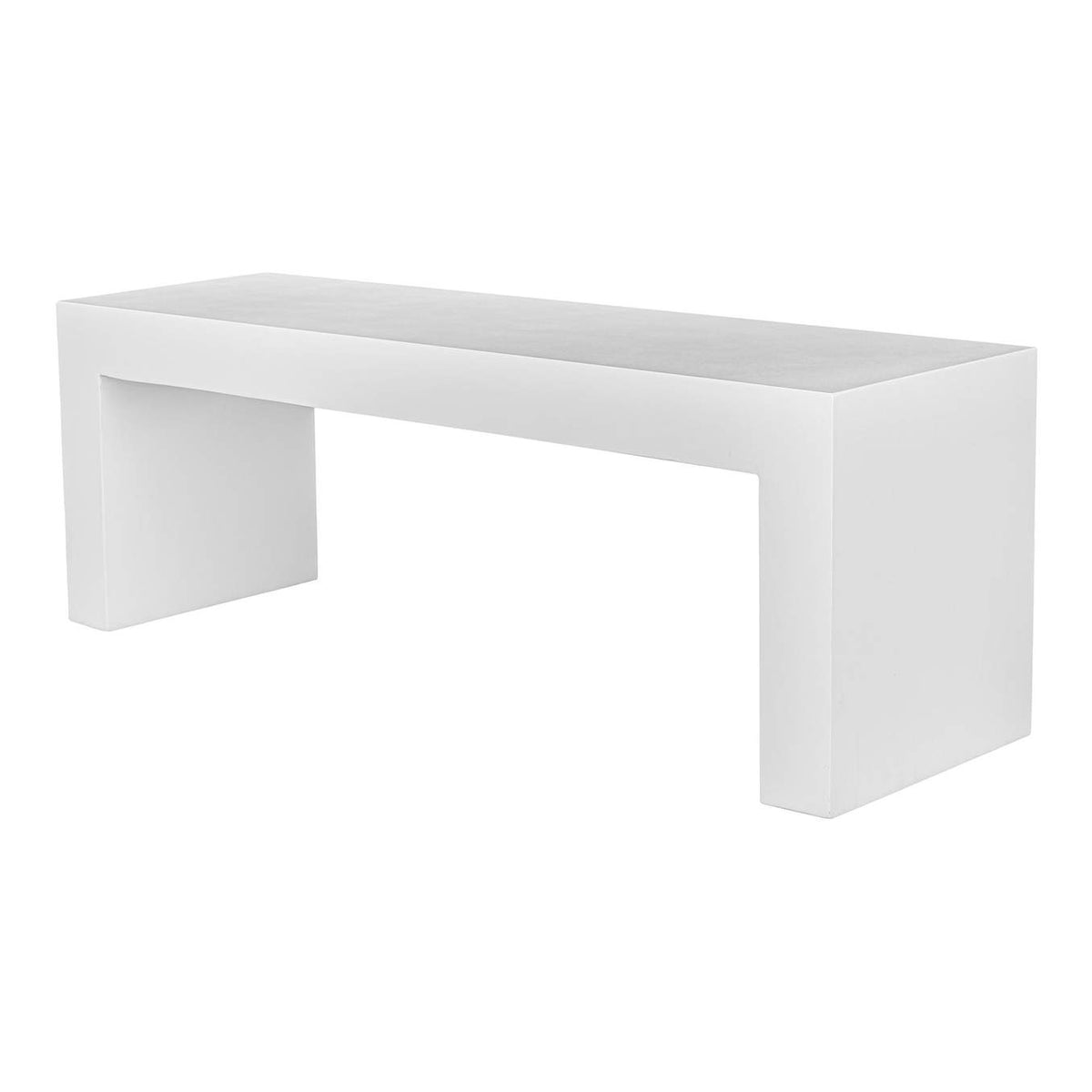 BQ-1005-18 Lazarus Outdoor Bench White