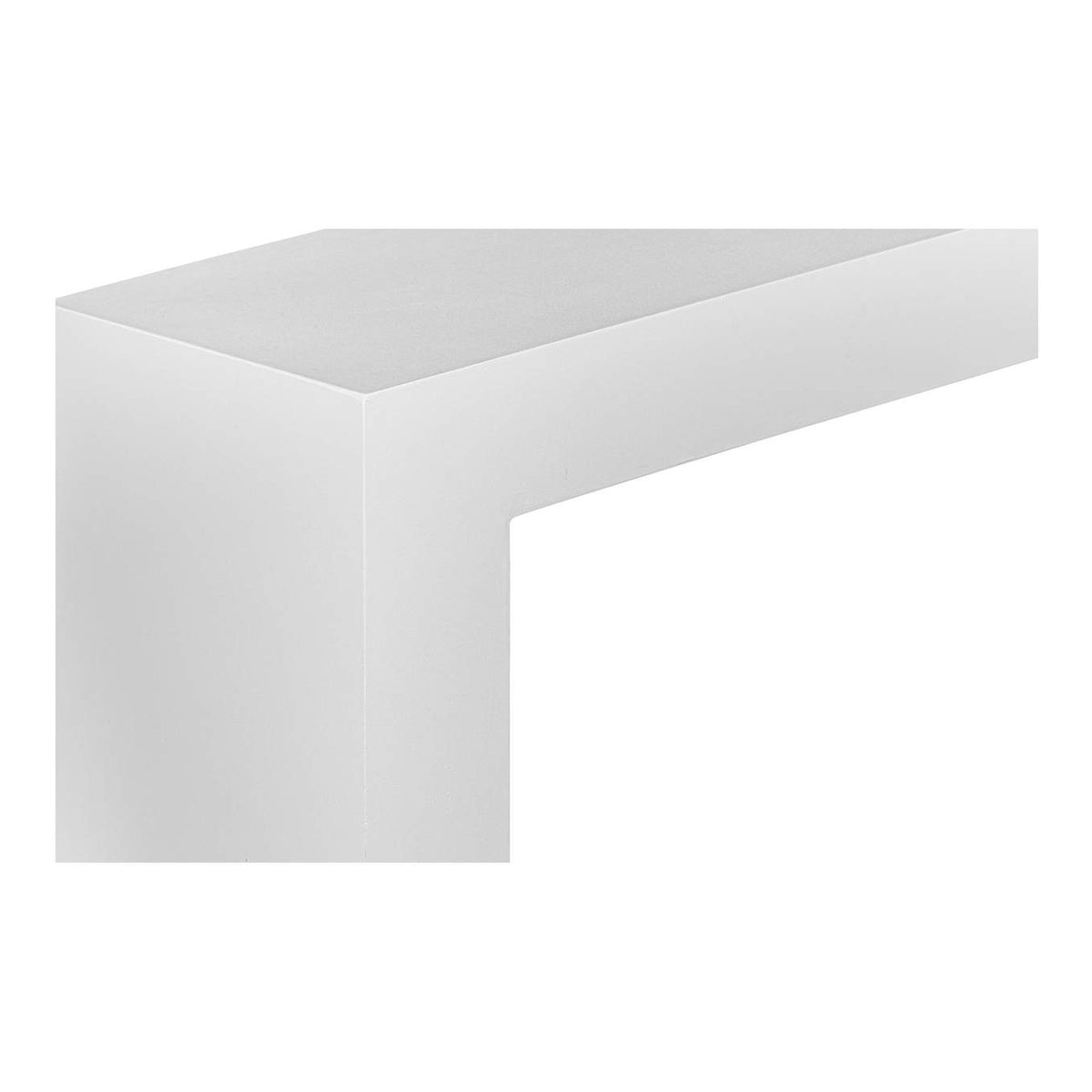 BQ-1005-18 Lazarus Outdoor Bench White