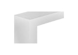 BQ-1005-18 Lazarus Outdoor Bench White