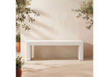 BQ-1005-18 Lazarus Outdoor Bench White