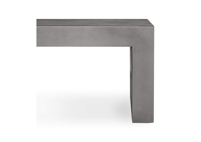BQ-1005-25 Lazarus Outdoor Bench Dark Grey