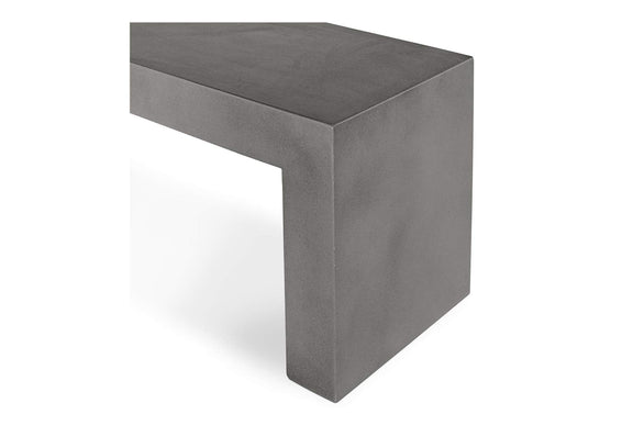 BQ-1005-25 Lazarus Outdoor Bench Dark Grey